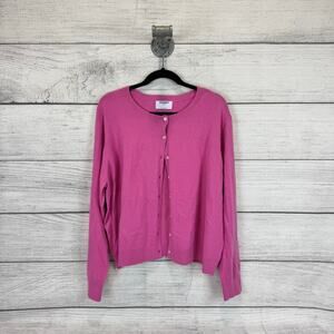 Old Navy Plus Size Pink Long Sleeve Button Up Soft Cardigan Size 3X